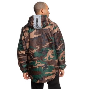 dcshoes, Bolam Camo - Anorak impermeabile con zip a mezza lunghezza da Uomo, CAMO (grw6) Bolam Camo - Water-Resistant Half-Zip Anorak for Men EDYJK03184