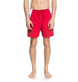 dcshoes, Breakwall 2 16.5" - Short de plage pour Homme, TANGO RED (rrh0) Breakwall 2 16.5" - Beach Shorts for Men EDYJV03022