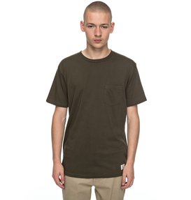 dcshoes, Basic - T shirt avec poche, FATIGUE GREEN (cqy0) Basic - Pocket T-Shirt EDYKT03360