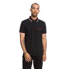 dcshoes, Lakebay - Camisa polo de manga corta, BLACK (kvj0) Lakebay - Short Sleeve Polo Shirt EDYKT03411