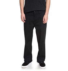 dcshoes, Worker Relaxed - Pantalon chino pour Homme, BLACK (kvj0) Worker Relaxed - Chinos for Men EDYNP03130