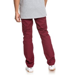 dcshoes, Worker - Vaqueros de corte recto, CABERNET (rzf0) Worker - Straight Fit Jeans EDYNP03136