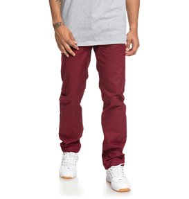 dcshoes, Worker - Vaqueros de corte recto, CABERNET (rzf0) Worker - Straight Fit Jeans EDYNP03136