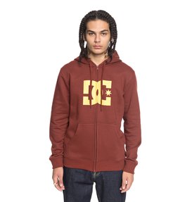 dcshoes, Star - Kapuzenpulli mit Reißverschluss für Männer, FIRED BRICK/ OLD GOLD (xrry) Star - Zip-Up Hoodie for Men EDYSF03108