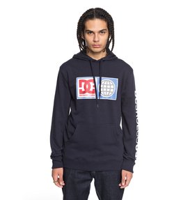 dcshoes, Global Salute - Sweat à capuche pour Homme, DARK INDIGO (byj0) Global Salute - Hoodie for Men EDYSF03152