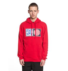 dcshoes, Global Salute - Sweat à capuche pour Homme, TANGO RED (rrh0) Global Salute - Hoodie for Men EDYSF03152