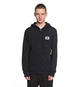 dcshoes, Stage Box - Sudadera con Capucha y Cremallera para Hombre, BLACK (kvj0) Stage Box - Zip-Up Hoodie for Men EDYSF03156