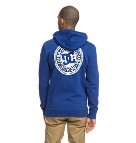 dcshoes, Circle Star - Kapuzenpulli mit Reißverschluss für Männer, SODALITE BLUE (byb0) Circle Star - Zip-Up Hoodie for Men EDYSF03174
