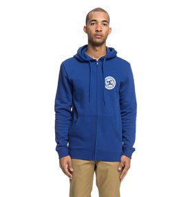 dcshoes, Circle Star - Kapuzenpulli mit Reißverschluss für Männer, SODALITE BLUE (byb0) Circle Star - Zip-Up Hoodie for Men EDYSF03174