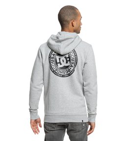 dcshoes, Circle Star - Kapuzenpulli mit Reißverschluss für Männer, GREY HEATHER (knfh) Circle Star - Zip-Up Hoodie for Men EDYSF03174
