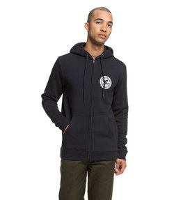 dcshoes, Circle Star - Kapuzenpulli mit Reißverschluss für Männer, BLACK (kvj0) Circle Star - Zip-Up Hoodie for Men EDYSF03174