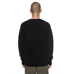 dcshoes, Solidify - Pull en maille, BLACK (kvj0) Solidify - Diamond-Knit Jumper EDYSW03027