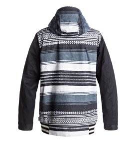 dcshoes, Сноубордическая куртка DCLA, PONCHO STRIPE GS (kvj3) DCLA - Snow Jacket for Men EDYTJ03048