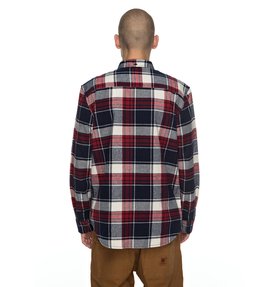 dcshoes, South Ferry - Chemise à manches longues pour Homme, RIO RED (rrk0) South Ferry - Long Sleeve Shirt for Men EDYWT03160