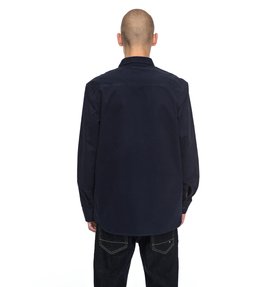 dcshoes, Walbottle - Chemise à manches longues pour Homme, DARK INDIGO (byj0) Walbottle - Long Sleeve Shirt for Men EDYWT03172