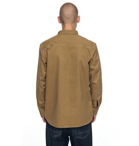dcshoes, Walbottle - Chemise à manches longues pour Homme, ERMINE (cnk0) Walbottle - Long Sleeve Shirt for Men EDYWT03172