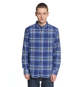 dcshoes, South Ferry - Chemise à manches longues pour Homme, SODALITE BLUE (byb0) South Ferry - Long Sleeve Shirt for Men EDYWT03187