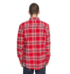 dcshoes, South Ferry - Chemise à manches longues pour Homme, TANGO RED (rrh0) South Ferry - Long Sleeve Shirt for Men EDYWT03187