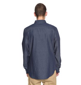 dcshoes, Swalendalen 2 - Camisa de Manga Larga para Hombre, INDIGO RINSE (btkw) Swalendalen 2 - Long Sleeve Shirt for Men EDYWT03190