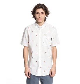 dcshoes, Hepscott - Chemise à manches courtes pour Homme, SNOW WHITE (wbb0) Hepscott - Short Sleeve Shirt for Men EDYWT03191