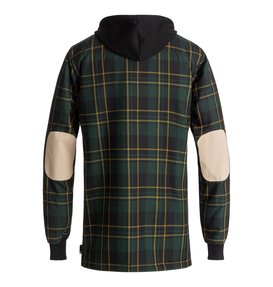 dcshoes, Backwoods - Funktioneller Zip-Up Hoodie für Männer, PINE GROVE MILL PLAID (gzf1) Backwoods - Technical Zip-Up Hoodie for Men EDYWT03199