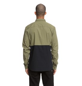 dcshoes, Publicity - Camisa de manga larga, BURNT OLIVE (gpz0) Publicity - Long Sleeve Shirt EDYWT03202
