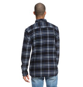 dcshoes, Marsha - Camisa de franela de manga larga, BLACK IRIS (btl0) Marsha - Long Sleeve Flannel Shirt EDYWT03207