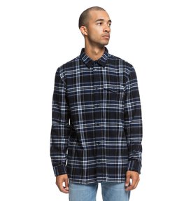 dcshoes, Marsha - Camisa de franela de manga larga, BLACK IRIS (btl0) Marsha - Long Sleeve Flannel Shirt EDYWT03207