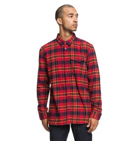 dcshoes, Marsha - Camisa de franela de manga larga, TANGO RED (rrh0) Marsha - Long Sleeve Flannel Shirt EDYWT03207