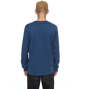 dcshoes, Headphase - T Shirt à manches longues, WASHED INDIGO (bsa0) Headphase - Long Sleeve T-Shirt EDYZT03696
