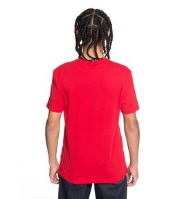 dcshoes, Middle Theory - T Shirt col rond pour Homme, TANGO RED (rrh0) Middle Theory - T-Shirt for Men EDYZT03756