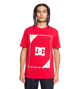 dcshoes, Middle Theory - T Shirt col rond pour Homme, TANGO RED (rrh0) Middle Theory - T-Shirt for Men EDYZT03756