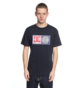 dcshoes, Global Salute - T Shirt col rond pour Homme, DARK INDIGO (byj0) Global Salute - T-Shirt for Men EDYZT03758