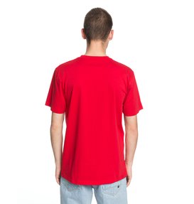 dcshoes, Global Salute - T Shirt col rond pour Homme, TANGO RED (rrh0) Global Salute - T-Shirt for Men EDYZT03758