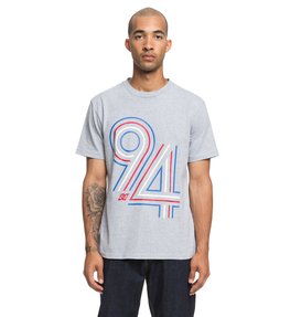 dcshoes, Cycle Line - T Shirt col rond pour Homme, GREY HEATHER (knfh) Cycle Line - T-Shirt for Men EDYZT03763