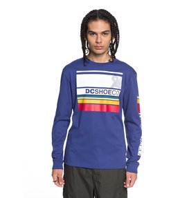 dcshoes, Mad Racer - T shirt manches longues pour Homme, SODALITE BLUE (byb0) Mad Racer - Long Sleeve T-Shirt for Men EDYZT03768