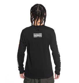 dcshoes, Mad Racer - T shirt manches longues pour Homme, BLACK (kvj0) Mad Racer - Long Sleeve T-Shirt for Men EDYZT03768