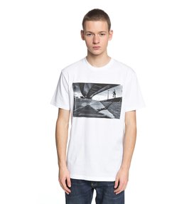 dcshoes, Wes Switch Blunt - T Shirt col rond pour Homme, SNOW WHITE (wbb0) Wes Switch Blunt - T-Shirt for Men EDYZT03779