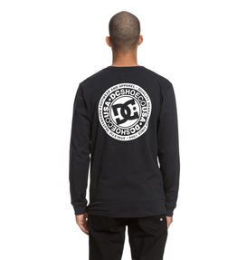 dcshoes, Circle Star - T-shirt à manches longues pour Homme, BLACK (kvj0) Circle Star - Long Sleeve T-Shirt for Men EDYZT03829