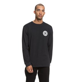 dcshoes, Circle Star - T-shirt à manches longues pour Homme, BLACK (kvj0) Circle Star - Long Sleeve T-Shirt for Men EDYZT03829