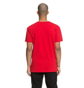 dcshoes, Destroy Advert - T-shirt col rond pour Homme, TANGO RED (rrh0) Destroy Advert - T-Shirt for Men EDYZT03839