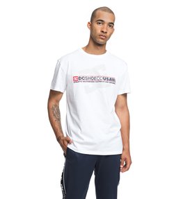 dcshoes, Destroy Advert - T-shirt col rond pour Homme, SNOW WHITE (wbb0) Destroy Advert - T-Shirt for Men EDYZT03839