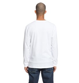 dcshoes, Swaze - T-shirt à manches longues pour Homme, SNOW WHITE (wbb0) Swaze - Long Sleeve T-Shirt for Men EDYZT03856