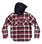 Runnels - Long Sleeve Hooded Flannel Shirt  EDBWT03046