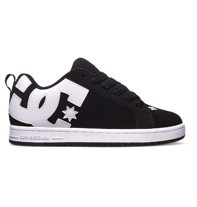 dcshoes, Court Graffik - Baskets pour Homme, BLACK (001) 0 Court Graffik - Baskets pour Homme Noir 300529 DC Shoes