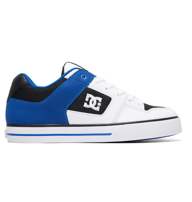 dcshoes, Pure - Shoes for Men, WHITE/BLACK/BLUE (ibb) 0 Pure - Shoes for Men White 300660 DC Shoes