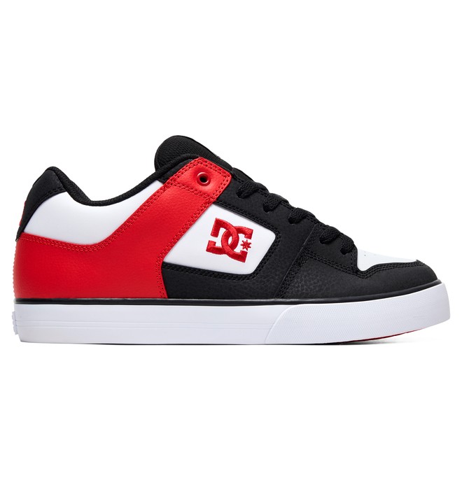 dcshoes, Pure Shoes, BLACK/ATHLETIC RED/BLACK (kak) 0 Pure Shoes Black 300660 DC Shoes