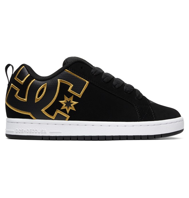 dcshoes, Court Graffik SE Shoes, BLACK/GOLD (204) 0 Court Graffik SE Shoes Black 300927 DC Shoes