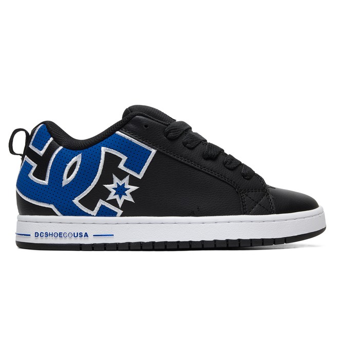 dcshoes, Court Graffik SE Shoes, BLACK/BLUE (bbl) 0 Court Graffik SE Shoes Black 300927 DC Shoes