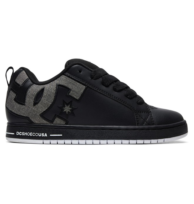 dcshoes, Court Graffik SE Shoes, BLACK/GREY (blg) 0 Court Graffik SE Shoes Black 300927 DC Shoes
